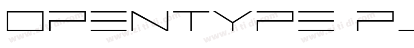 OpenType PS OTF字体转换